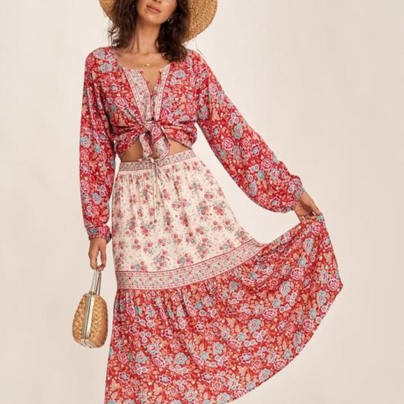 ARNHEM Harmony Strawberries and Cream Blouse Top NWT RRP$149 - Picture 3 of 9